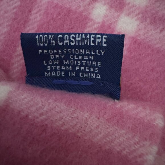 Charter Club 100% Cashmere Plaid Scarf - Picture 7 of 7